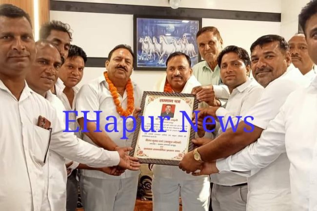 प्रधान संगठन ने विधायक को किया सम्मानित 