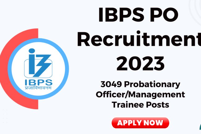 IBPS (आईबीपीएस) पीओ  3049 पद रिक्त