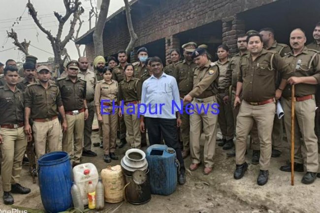 चारों थानों की पुलिस को मिली 70 लीटर शराब