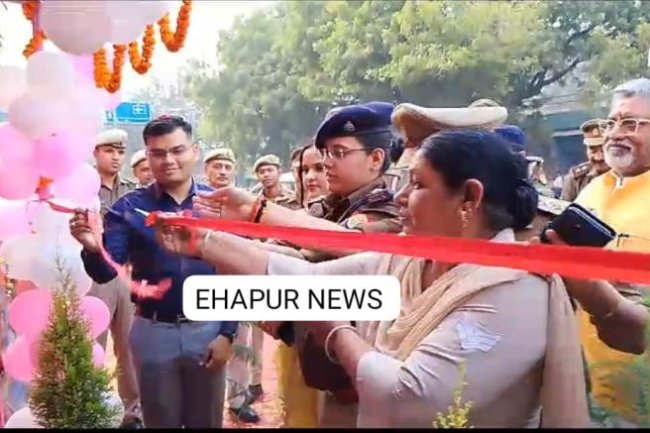 सीओ ने भीमनगर पुलिस चौकी के पिंकबूथ का उद्घाटन किया