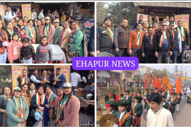 भारत विकास परिषद युवा शक्ति ने किया परेड का स्वागत 