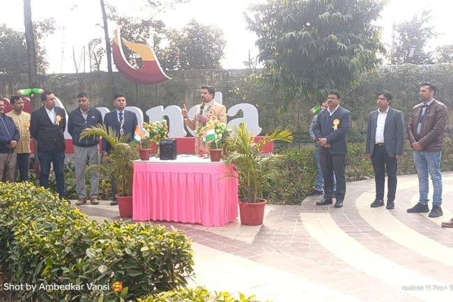 आनंदा डेयरी लिमिटेड में मनाया गया गणतंत्र दिवस 