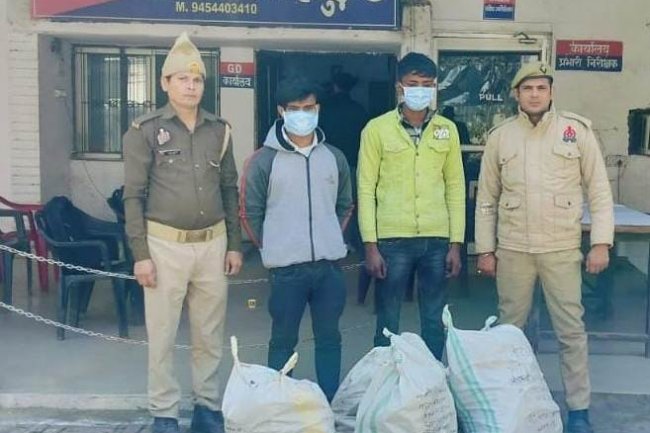 दो कुन्तल चोरी का तार बरामद 