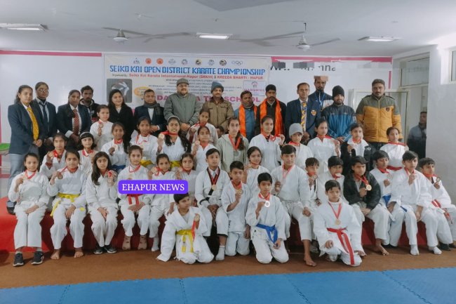 कराटे चैंपियनशिप में 50 ने लिया हिस्सा