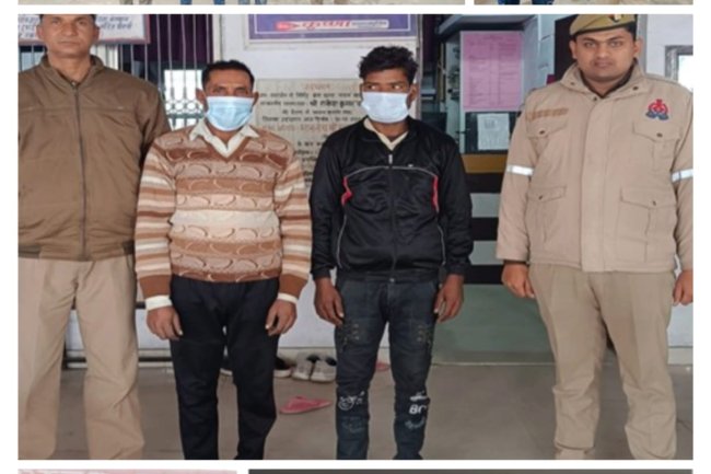 सात वारंटियों को पुलिस ने दबोचा