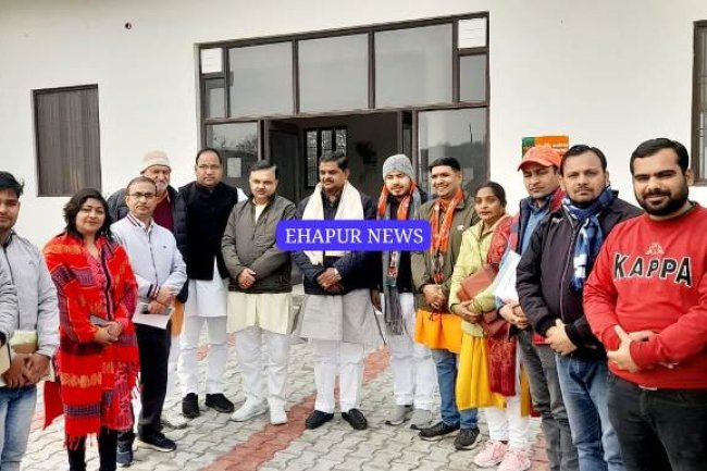 गढ़ में भाजपा की चुनाव संचालन समिति ने की बैठक 