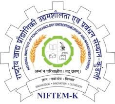 राष्ट्रीय खाद्य प्रोद्योगिकी उद्धयमशीलता एवं प्रबंधन संस्थान कुंडली में भर्ती